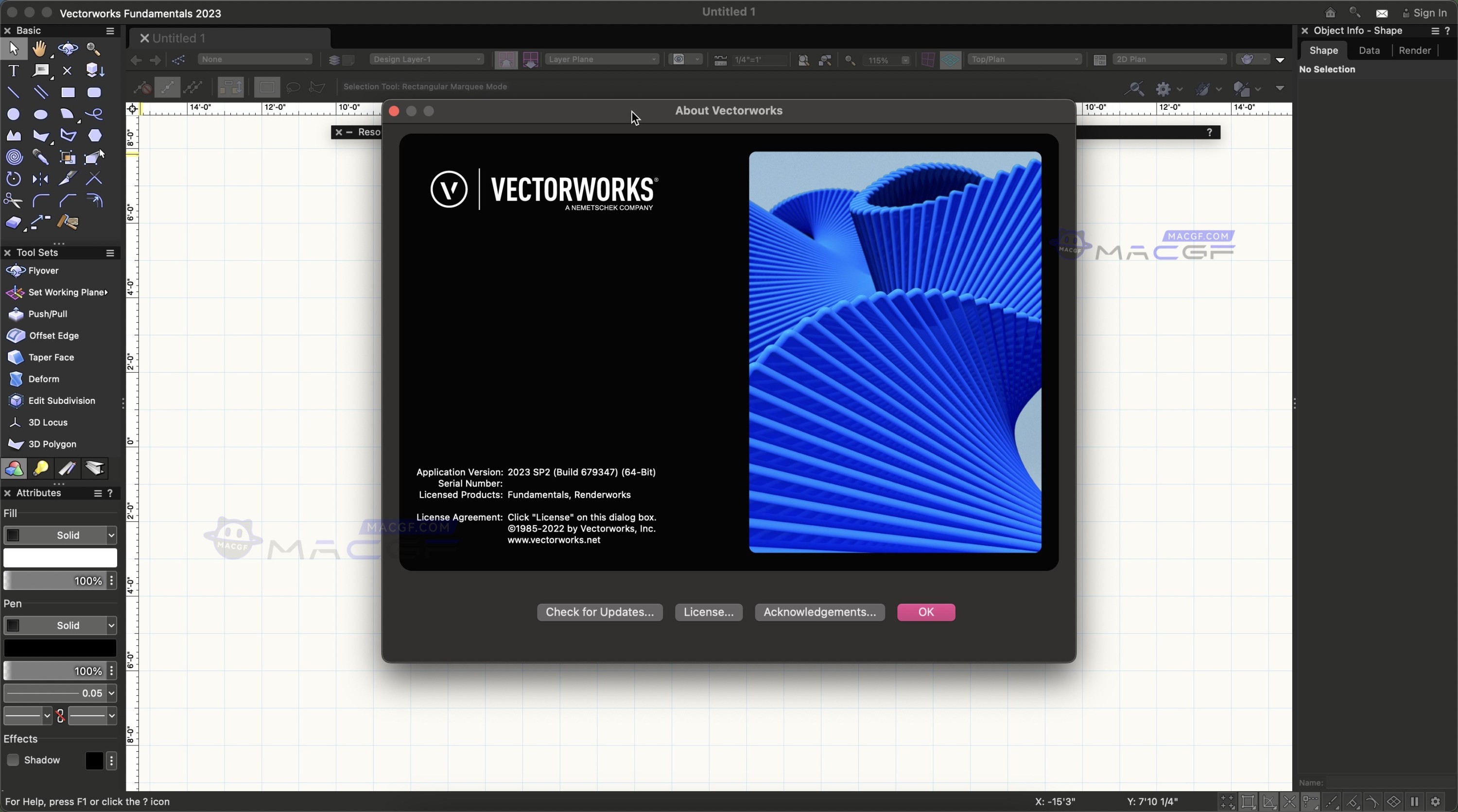 3D建筑设计软件」Vectorworks 2023 v2023 SP2 激活版- macGF